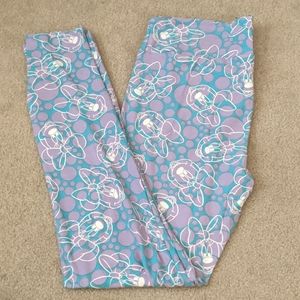 LuLaRoe Disney Minnie Mouse leggings Tall and curvy